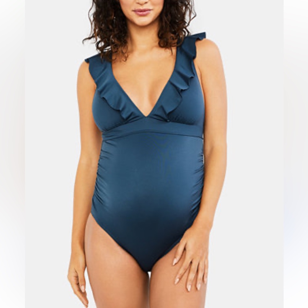 Maternity bathing suit. A pea in the pod‎ brand. Size M